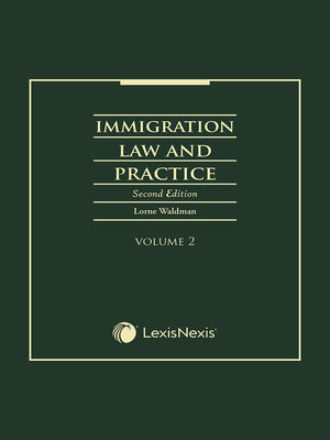 cover image of Immigration Law and Practice